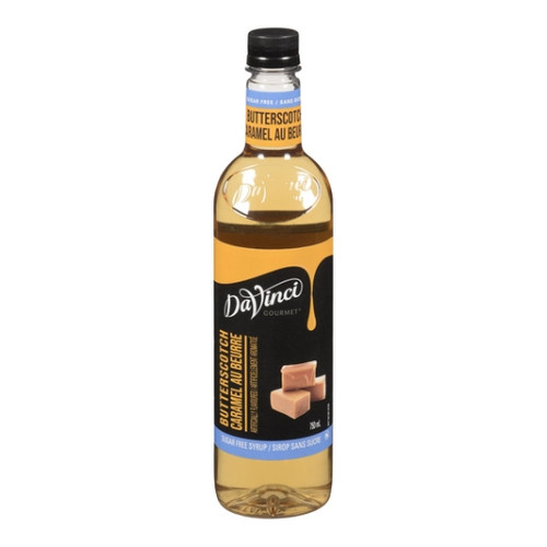 Davinci Gourmet Gourmet Sugar Free Butterscotch Syrup, 750 Milliliter, 4 Per Case